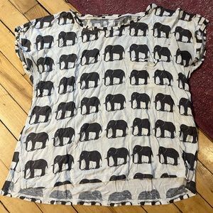 Forever 21 elephant tee